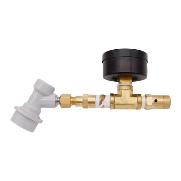 koolsoo Beer Brew Adjustable Pressure Relief Valve Homebrew,Sturdy,Convenient,Lightweight Metal Pressure Spunding Valve Kegging Tool to 6 psi