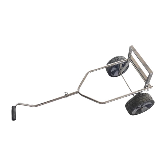 koolsoo Boat Trailer Hand Truck, Kayak Trolley, Multi-functional Accessories, Fishing Accessories, Inflatable Boat Transport, Outdoor Activities for Inflatabl