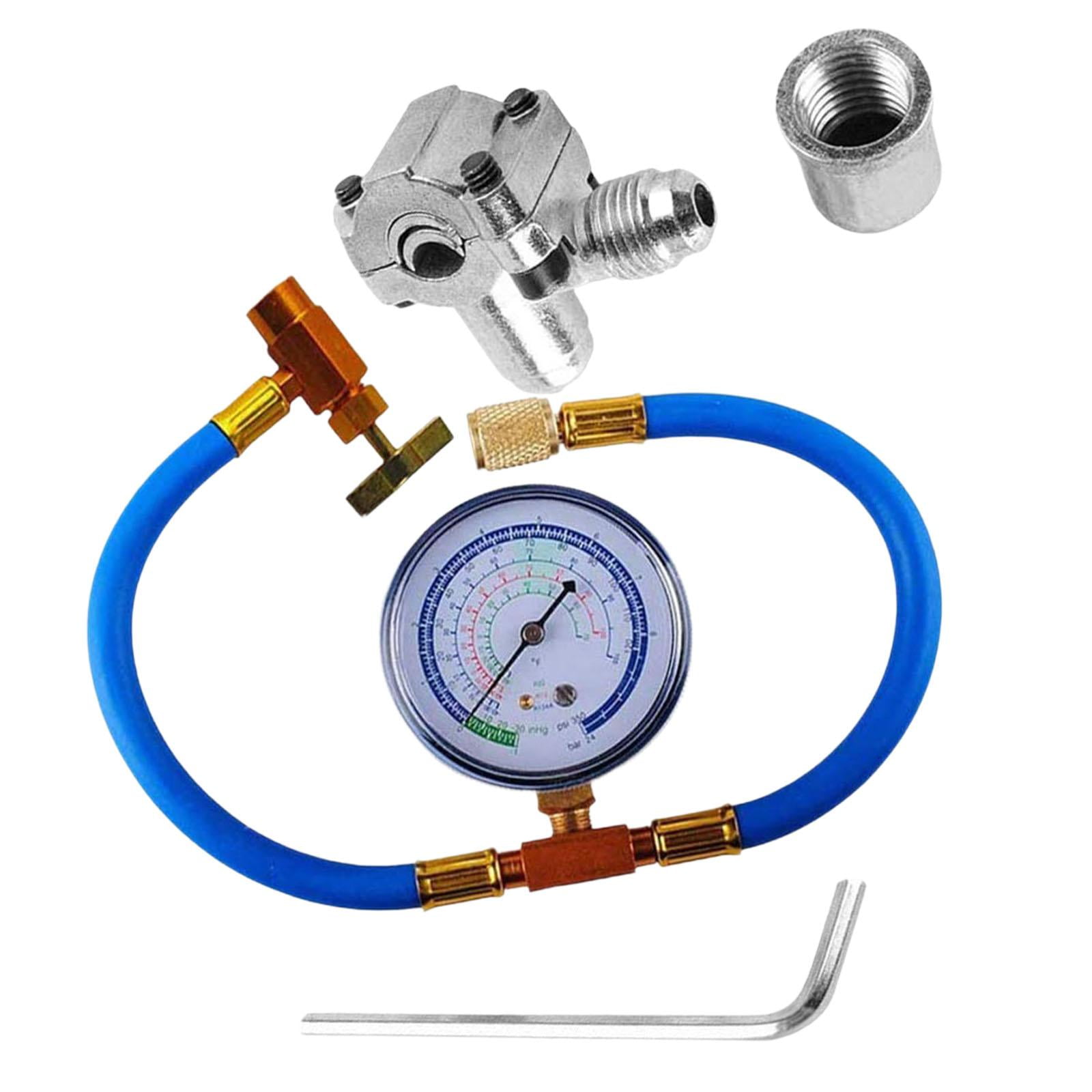 koolsoo Bpv-31 Piercing Tap Valve Kit Adjustable Modification Easy to Use Line Tap Valve Kit Replace Parts for MPV31 Gpv38 Gpv56 1/4" 1set with Hose