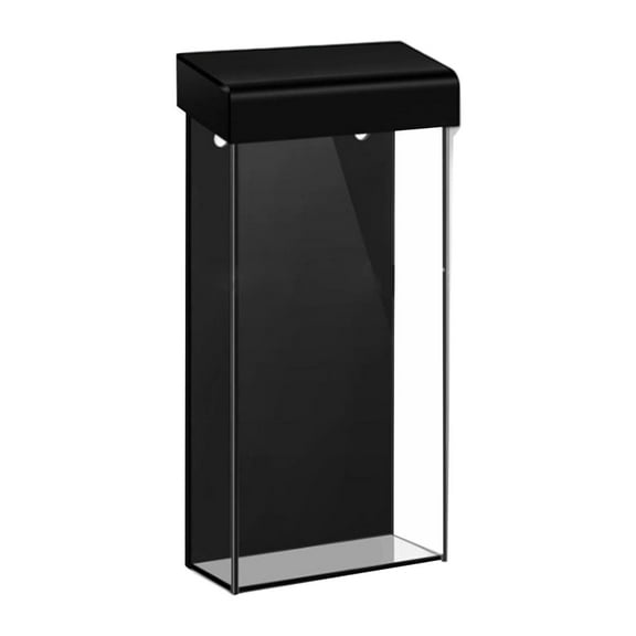 koolsoo Brochure Holder Flyer Box 4.3x9.8 inch Wall Mounting Marketing Holder Rainproof. for Hotels Shopping Malls Libraries Churches Black