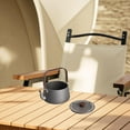 thumbnail image 1 of koolsoo Camping Kettle Teapot Camping Tea Kettle for Mountaineering Campfire Fishing Gray, 1 of 8