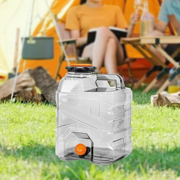 koolsoo Camping Water Bucket No Leak with Handle Reusable Multifunction Water Jug Drink Container for Fishing Household Hiking Indoor 15L