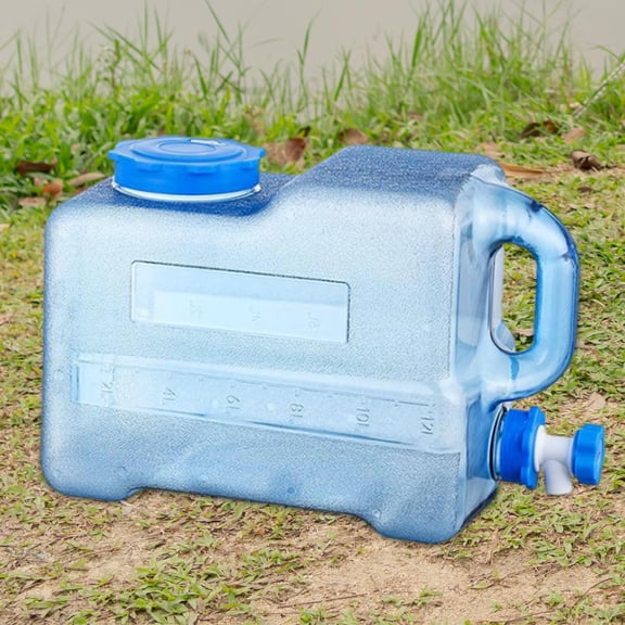 koolsoo Camping Water Container with Faucet No Leakage Large Water Storage Jug Water Carrier for RV Handwashing Emergency Backpacking 12L