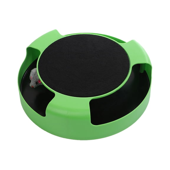 koolsoo Cat Mouse Toy For Kittens- Cats - Catch The Mouse Motion -Cat Toy- Incredibly Fun To Play With & Amusing To Watch ( Green )