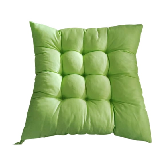 koolsoo Chair Cushion Seat Cushion Square Tatami Cushion Chair Pad for Living Room Home Office Reading Room Lounge Green