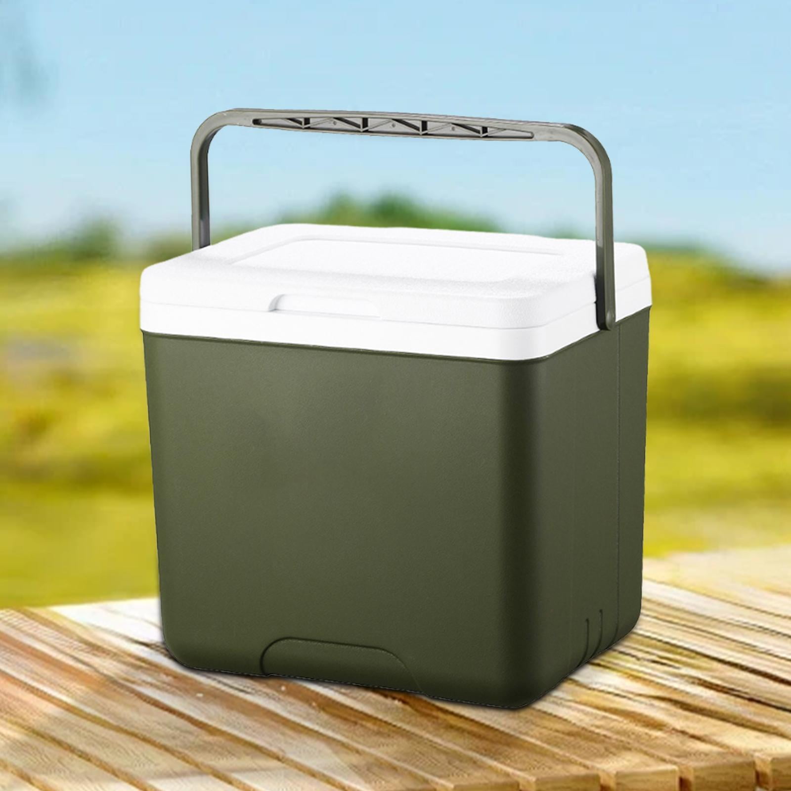 koolsoo Container Portable Beverage Storage Organizer Hot/Cold Retention Ice Chest Small for BBQ Picnic Beach Party 15L