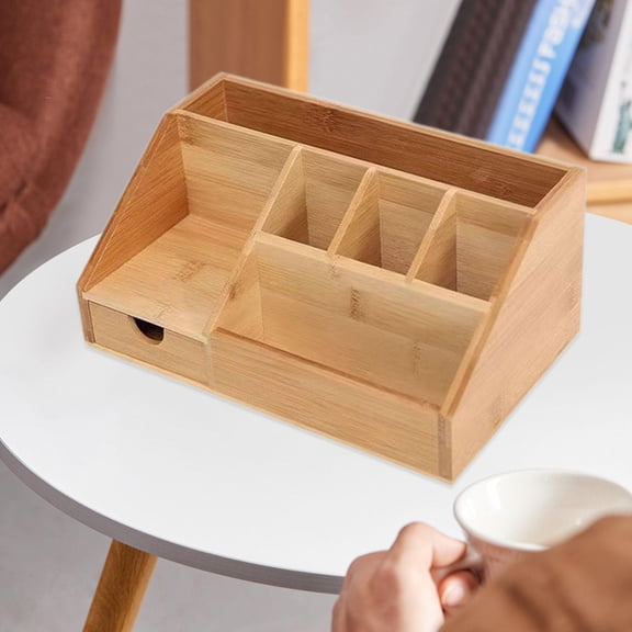 koolsoo Desk Organizer Multipurpose Compartment Pen Holder for Dorm Tabletop Bedroom