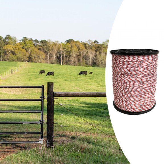 koolsoo Electric Fence Rope Conductive Fencing for Cattle Livestock Animal