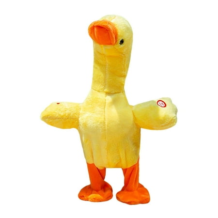koolsoo Electronic Interactive Plush Walking Musical Waddling Talking Dancing Sound Toy Educational Speaking Function Suitable for Children Playroom