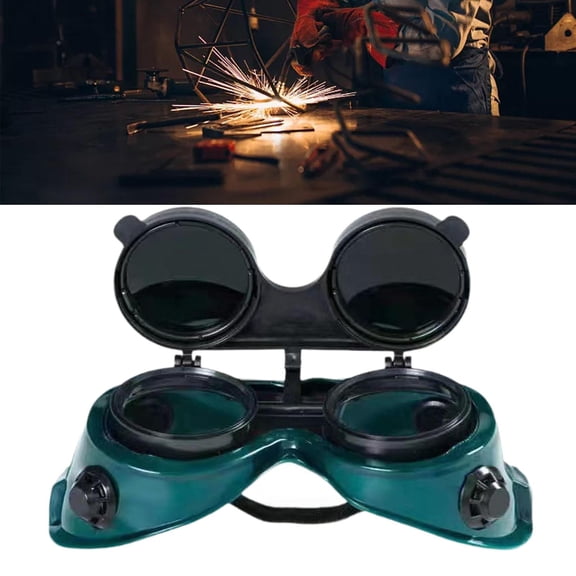 koolsoo Flip up Welding Goggles Eye Protection Glasses for Grinding Working Torching