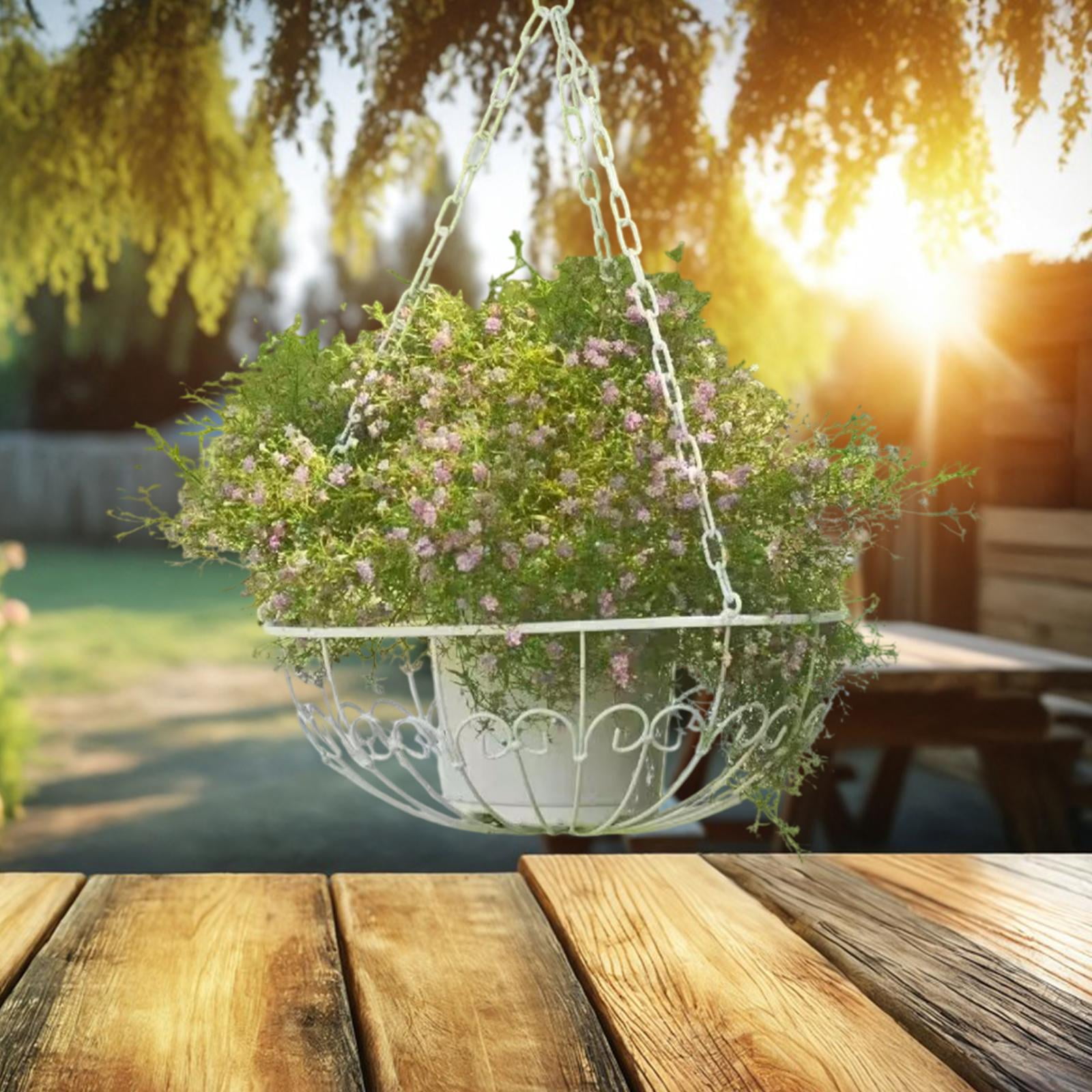 koolsoo Flowerpot Hanging Basket European Multifunctional Residential Culture Plant Container Hanging Planter for Outdoor Outdoor Inside Outdoors