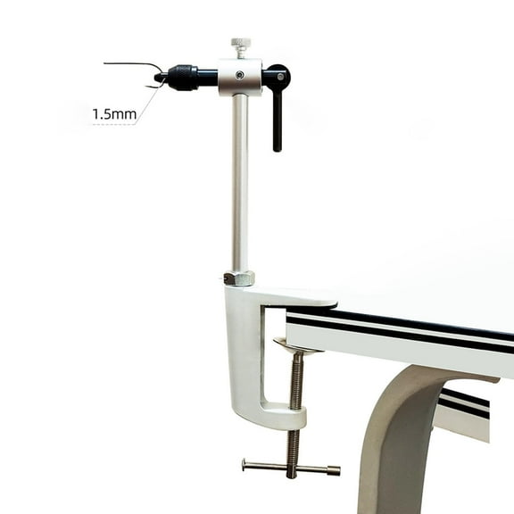 koolsoo Fly Tying Vise, Clamp Mount Tying Vise, Metal High Quality Practical Portable Heavy Duty Fly Tieing Tools, Fly Tying .5x6cm Rotatable