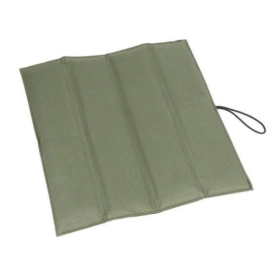 koolsoo Foldable Seat Block Outdoor Sit Pad Ultralight Big Stadium Pillow Baithful Camping Seat Cushion for Garden Preparation Professions Green