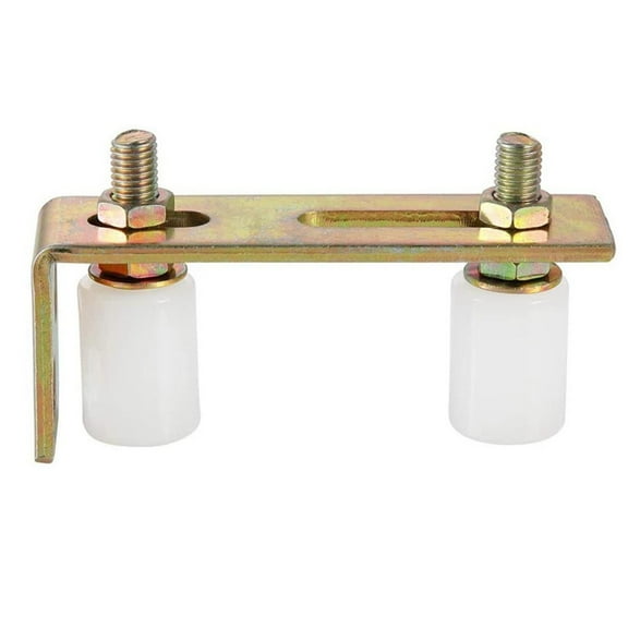 koolsoo Gate Rollers Sliding Gate Nylon Rollers Sturdy with d Bracket Sliding Gate Hardware Gate Support Assembly for Home Yard