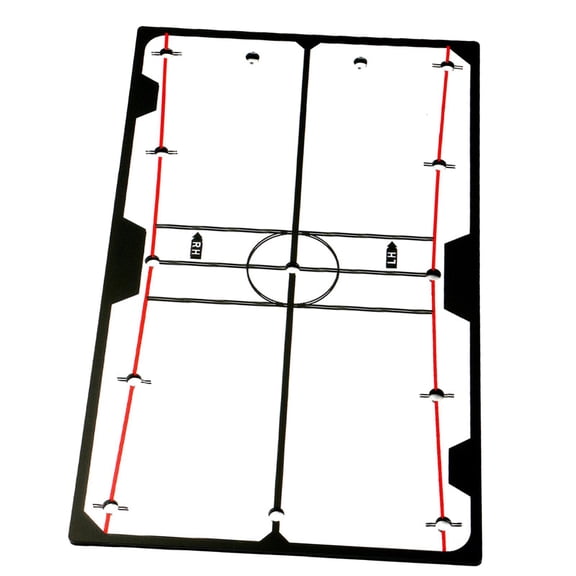 koolsoo Golf Putting Alignment Mirror Golf Putting Training Aid Improve Accuracy Golf Trainer Durable Golf Swing for Home Residential