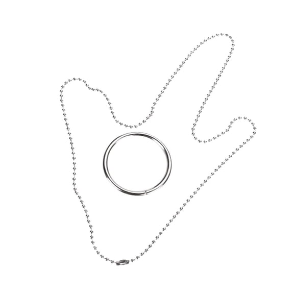 koolsoo Great Gift MAGIC RING & CHAIN TRICK On Toy Puzzle Linking Metal Trick Prop Knot