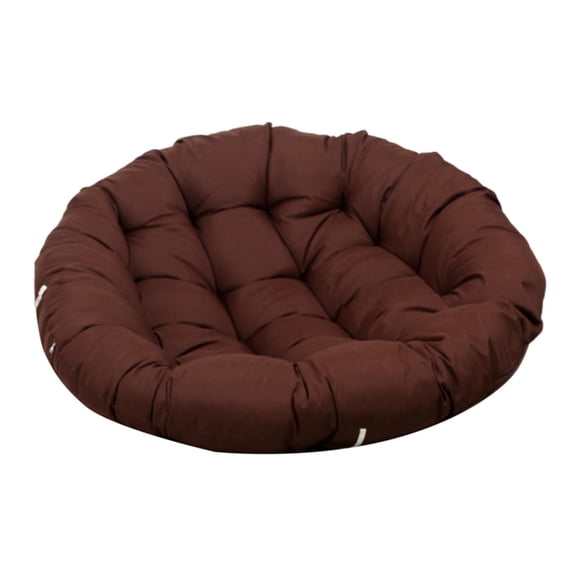 koolsoo Hammock Chair Cushion Outdoor Seat Cushion Thick Removable Swing Chair Pad Garden Chair Mat for Patio Porch Household Balcony coffee color