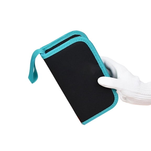 koolsoo Handheld Screwdriver Pouch Storage Pouch Water Resistant Canvas Storage Case with Zipper for Mechanics Carpenter Plumber Men 20.5x11cm