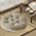 thumbnail image 1 of koolsoo Hanging Chair Cushion Thick Garden Pod Chair Mat for Office Living Room Home gray white, 1 of 8