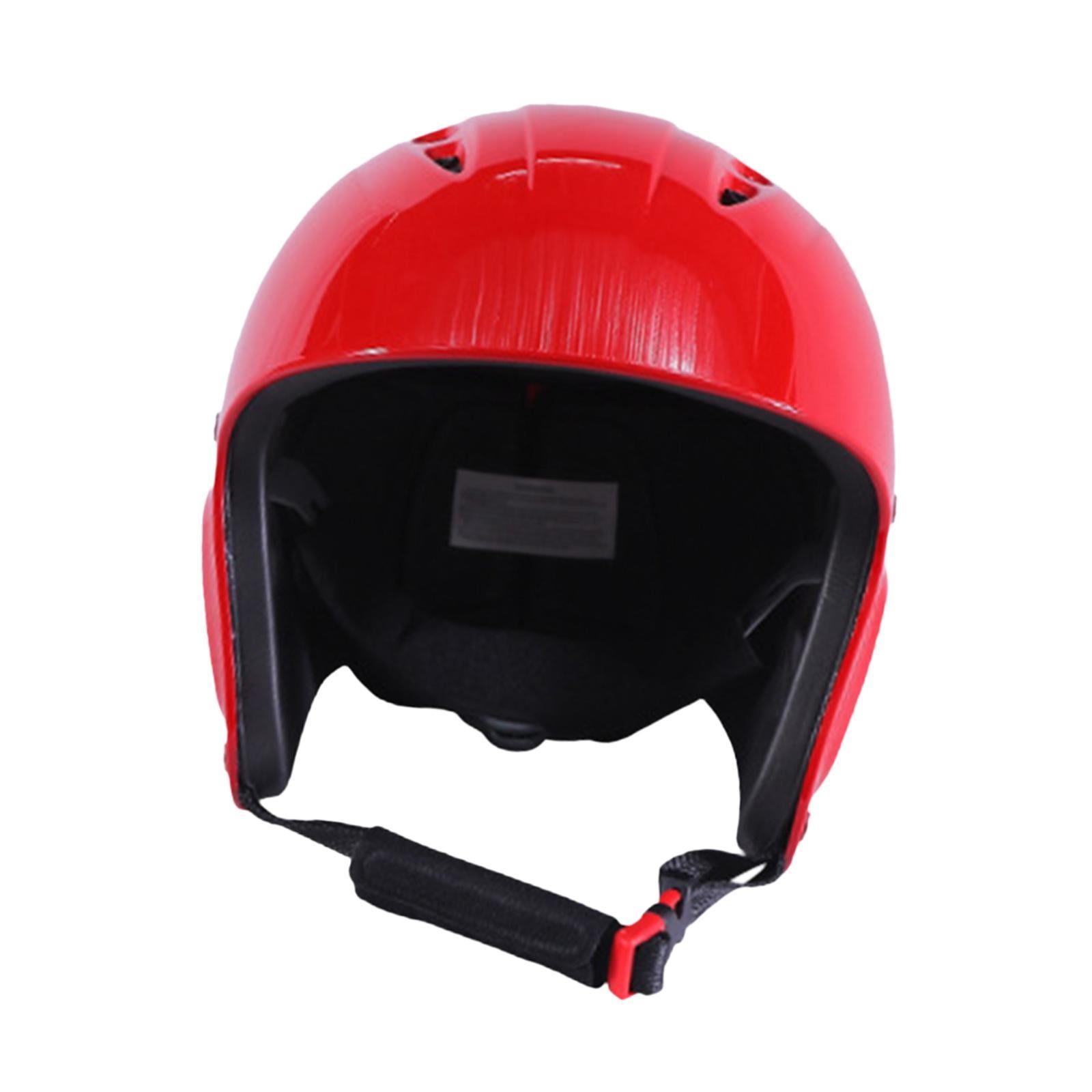 koolsoo Hard Hat Secure Helmet Protective Accessories Sports Helmet Protection Cap for Drifting River Adventure Outdoor Rock Climbing Red