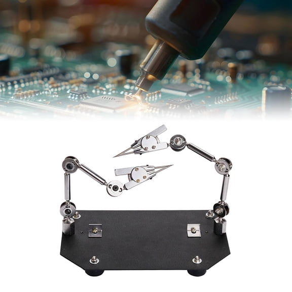 koolsoo Helping Hands Soldering Station Third Hand Soldering Tool Welding Clamp Versatile Welding Fixture Clip PCB Holder for Crafts