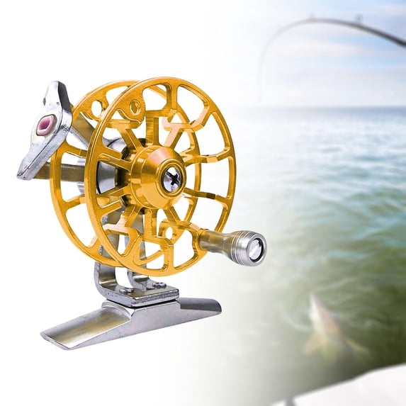 koolsoo Ice Fishing Accessories Multiuse Sturdy Right Hand Aluminum Alloy for River Rock Fishing Saltwater Beach Fishing B