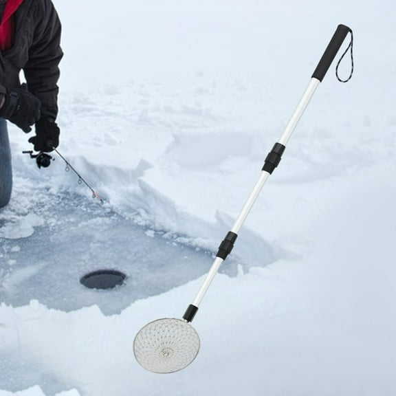 koolsoo Ice Fishing Skimmer Adjustable Lightweight Sifter Ice Fishing Supplies 11 cm