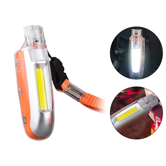 koolsoo LED Whistle Light Flashlight Small with Lanyard Keychain Light Warning Whistle for Running Outdoor Sports Hunting Hiking Gear