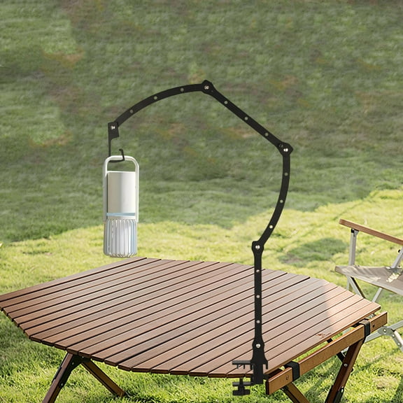 koolsoo Lamp Stand Camping Lantern Stand Adjustable Desktop Lightweight Camping Light Hanging Pole Lantern Pole Hanger for Indoor BBQ