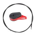 thumbnail image 1 of koolsoo Lawn Mower Throttle Cable Control Switch Lever Handle Set 65inch Reusable High Performance Easy Installation Lawn Mower Parts Red, 1 of 8