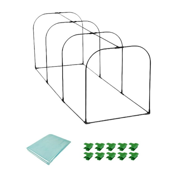 koolsoo Mini Greenhouse for Indoor Plants, Portable Indoor Plant Stand, Warm Plant Greenhouse, Garden Greenhouse for Patio, Fruit, Flowers 150cmx55cmx50cm