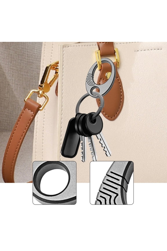 Mini Keyring Key Circle Portable Ideal Gift Equipment Accessories Multifunction Supplies Lightweight Keychain Clip Key Chain