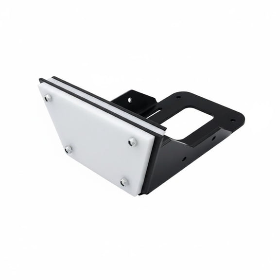 koolsoo Motor Support Bracket Outboard Mount Plate Steel and Acrylic Durable Design Secure Fixed Hanging Plate for 15HP Transom Applications