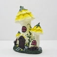 thumbnail image 1 of koolsoo Mushroom House Garden Figurine Decoration Craft Miniature Fairy Garden Accessories for Courtyard Terrace Lawn Patio Flowerpot Yellow, 1 of 8