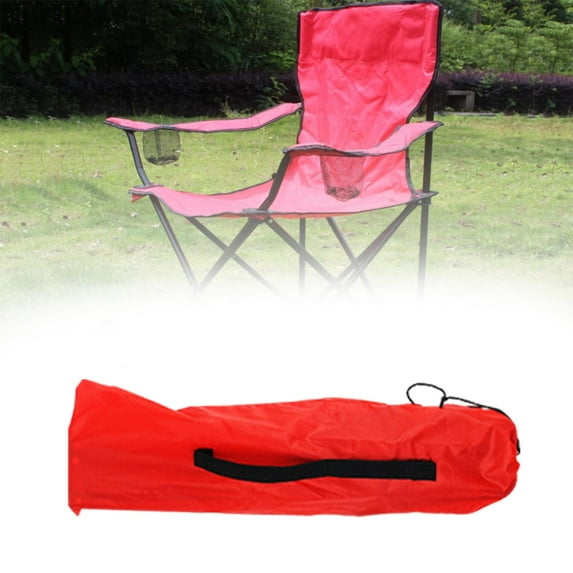 koolsoo Outdoor Folding Chair Carry Bag Storage Pouch with Handle Portable Camping Chair Replacement Bag for Beach Chairs Yoga Mat Red