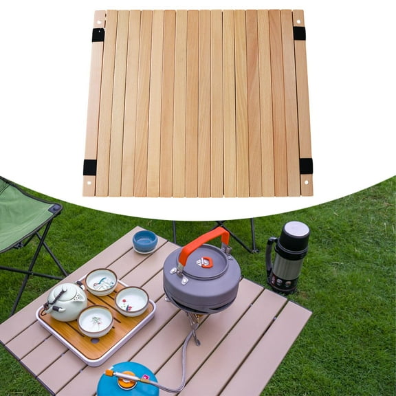koolsoo Outside Folding Table Top Panel Wooden Replace Parts Easily Install Portable