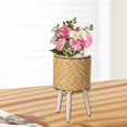 thumbnail image 1 of koolsoo Plant Basket with Legs Simple Plant Pot for Farmhouse Drawing Room Apartment Yellow, 1 of 8