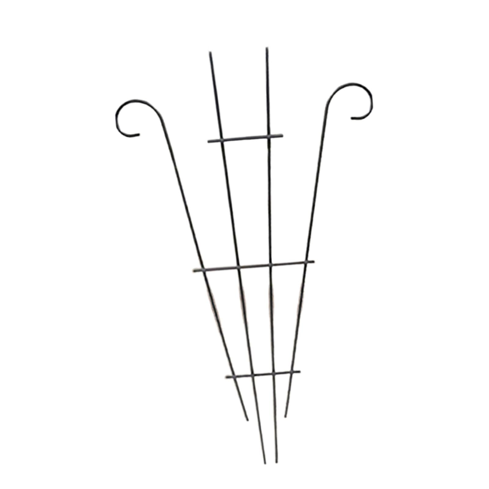 koolsoo Potted Plants Trellis Plant Flower Support for Backyard Indoor Outdoor Patio black