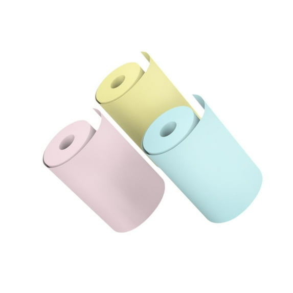 koolsoo Printer Paper Printing Paper Supplies, Waterproof Printable Sticker for for Student Notes Texts Journal, Color Sticky 3pcs