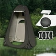 thumbnail image 1 of koolsoo Privacy Tent Changing Room for Single Person Foldable Shower Tent Mobile Toilet with Carrying Bag for Tailgate Camping Hiking Black, 1 of 8