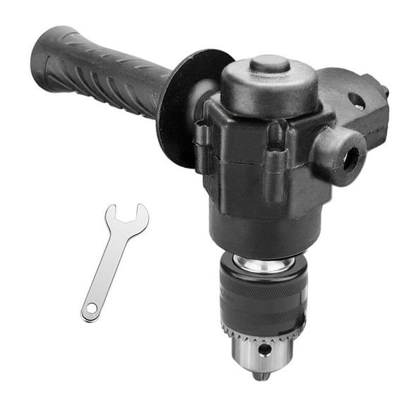 koolsoo Right Angle Drill Attachment 90 Degree Drill Chuck High Performance Stable Convenient Practical Professional for Tight Places