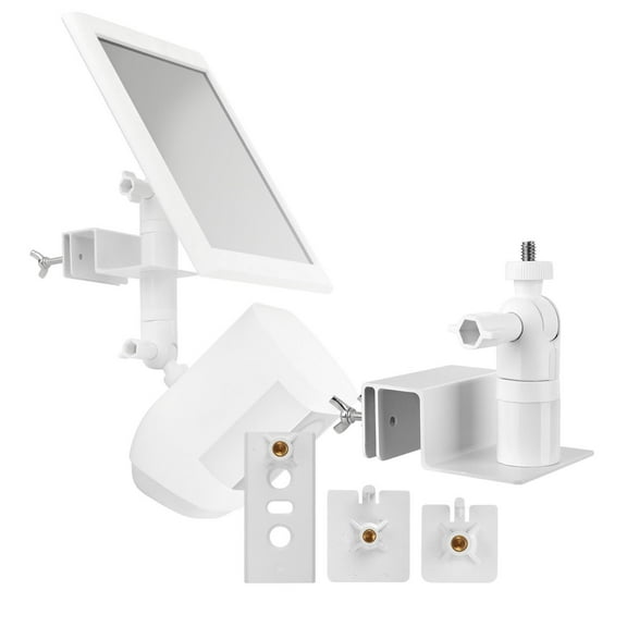 koolsoo Security Camera Bracket Rotatable Sturdy Practical Siding Hooks Gutter Mount White