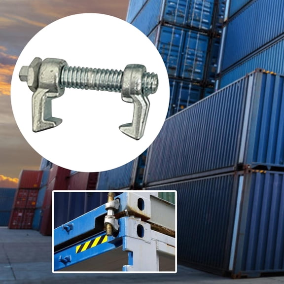 koolsoo Shipping Container Bridge Fittings Clamp ,Shipping Container Screw Clamp Sturdy ,Practical ,Portable Replaces Connector Steel Long 19 cm