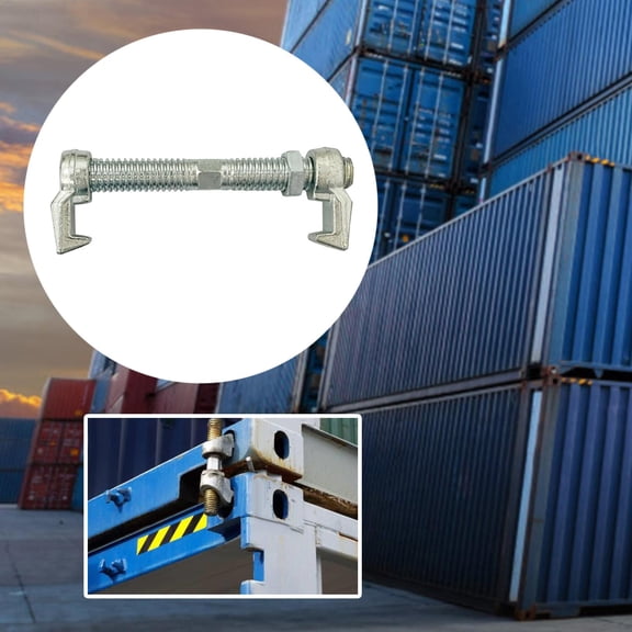 koolsoo Shipping Container Bridge Fittings Clamp ,Shipping Container Screw Clamp Sturdy ,Practical ,Portable Replaces Connector Steel Long 29 cm