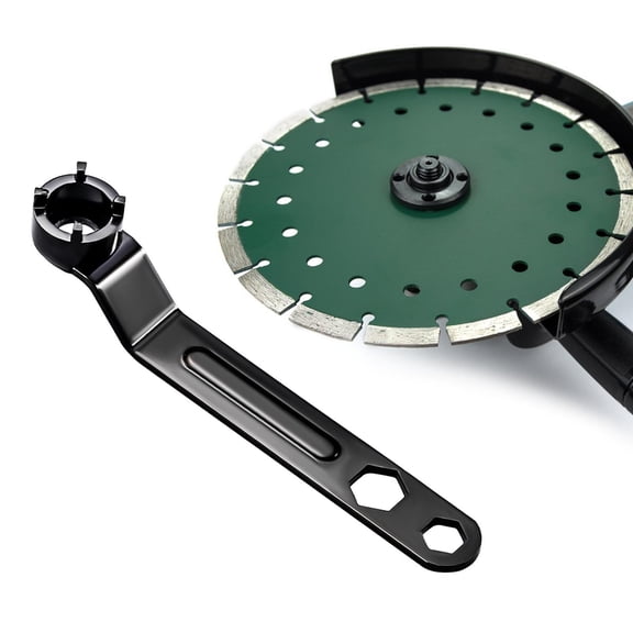 koolsoo Special Wrench for Four Claw Angle Grinder Angle Grinder Lock Nut Wrench, Maintenance Tool, High Strength Spanner Manual Tool , 3 in 1