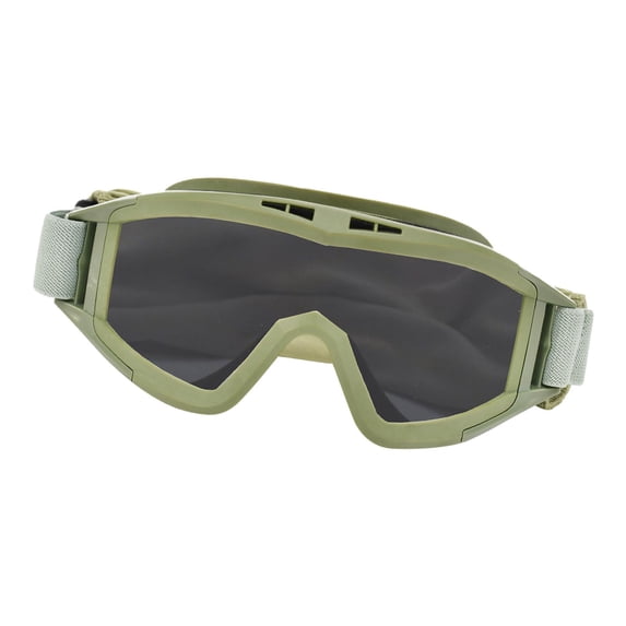 koolsoo Sports Goggles Adjustable Strap Eyeglasses for Hiking Cycling Outdoor Sports Green