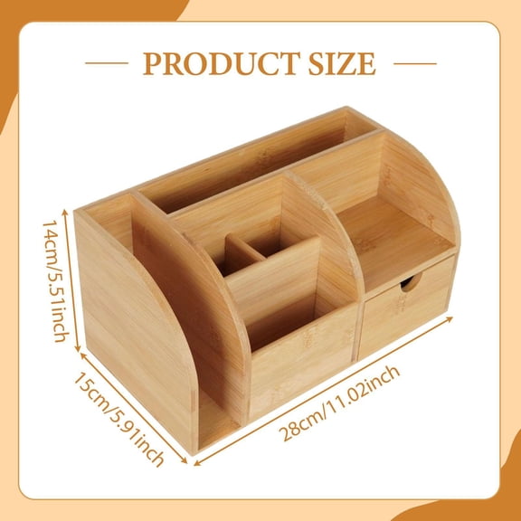 koolsoo Storage Shelf Rack Display Box Jewelry Sorter Tabletop Wooden Desk Organizer