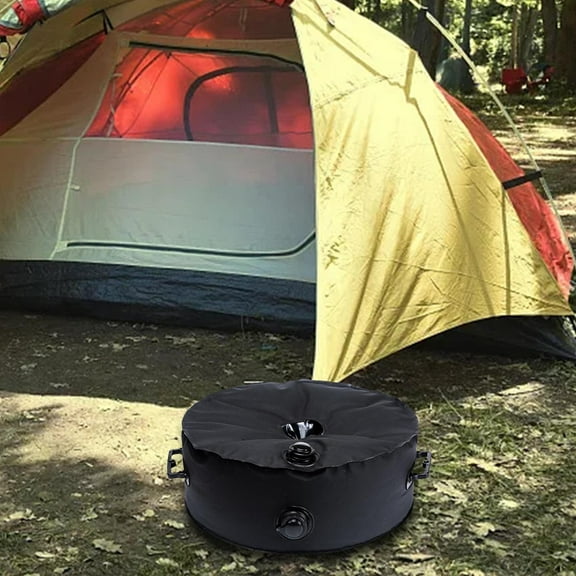 koolsoo Sun Umbrella Base Stand Weight Sand Bag Water Sand Filled Canopy Sandbag Tent Weights Bags for Trampoline Yard RV Awning Lawn 20L 16.5x42CM