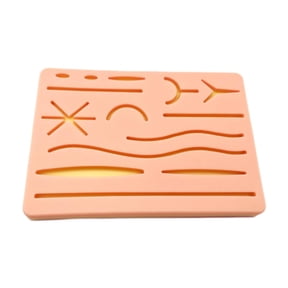 koolsoo Sutures Pad Surgical Suturing Practice Portable 6.69inchx4.72inchx0.47inch Simulation Professional Training Pad Silicone Skin