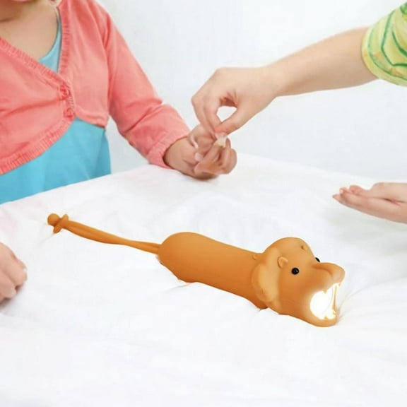 koolsoo Sweet LED Flashlight Portable Pocket Light Ergonomically Handle Animal -shaped Handheld Light for House Outdoors Home Children Night Fishing Lion